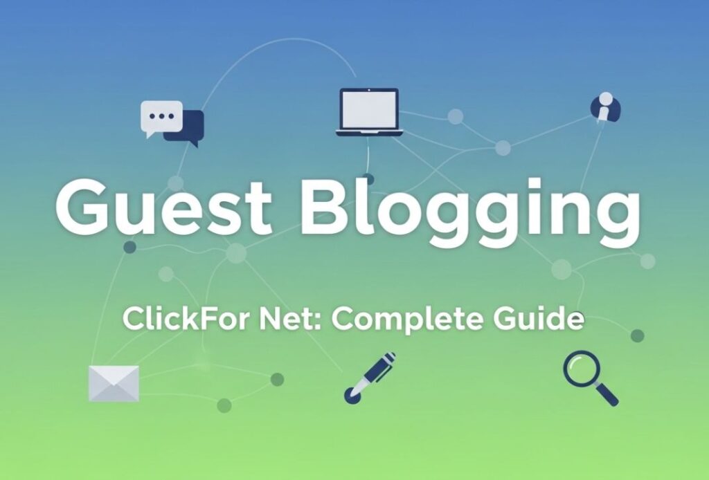 Guest Blogging Guest Blogging ClickFor Net: Complete Guide