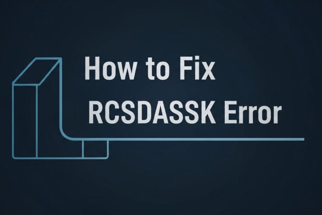 How to Fix RCSDASSK Error: Step-by-Step Guide 2026